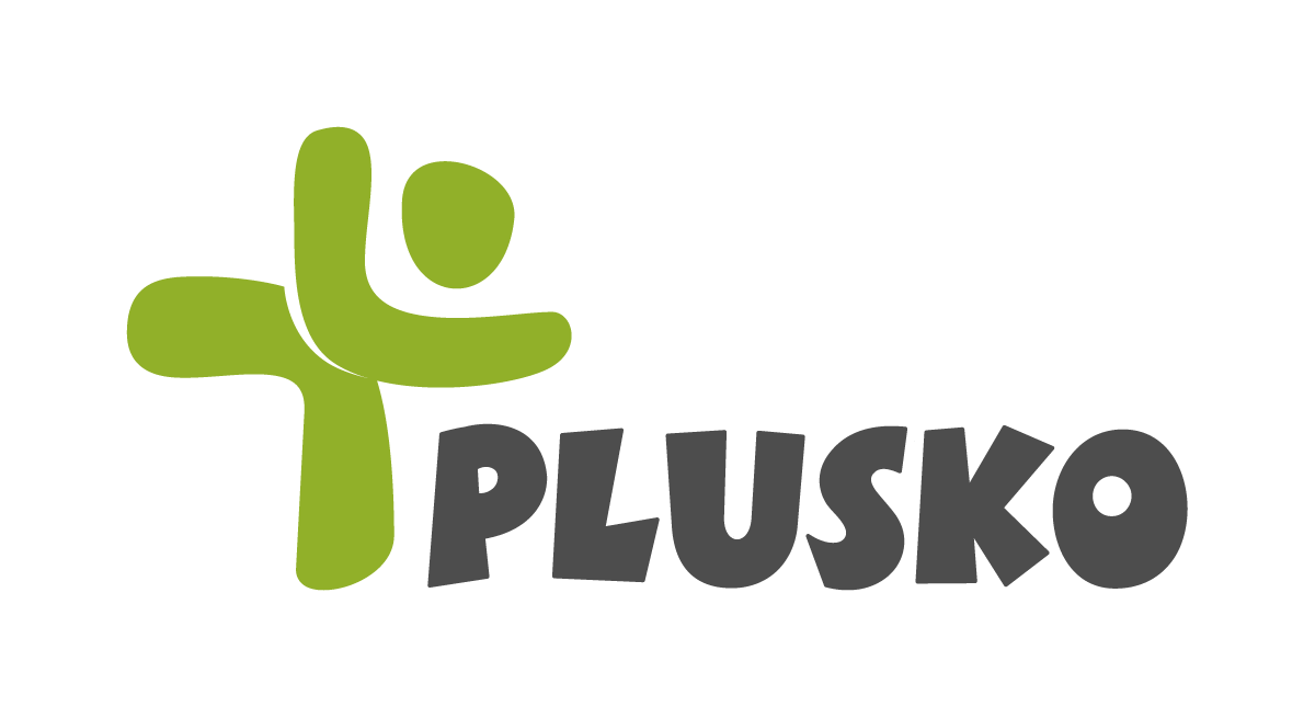 Logo organizácie Plusko – zážitková organizácia